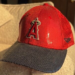 Angels Red Sequin Baseball Cap - Victoria’s Secret